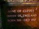 Tomb-CLEVES Anne
