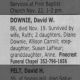 Obituary-DOWNEY David W Obituary-DOWNEY David W