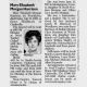 Obituary-HARRISON Mary (Morgan)