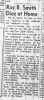 Obituary-SMITH Roy (HICKS)