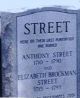 Burial-STREET Anthony & Elizabeth