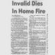 News (Fatality)-EDWARDS Mary (House Fire)