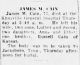 Obituary-CAIN James M