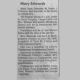 Obituary-EDWARDS Mary (Farley)