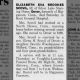 Obituary-SCOVIL Elizabeth (Brookes)
